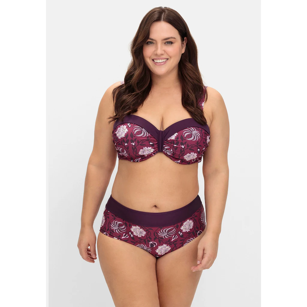 Sheego By Joe Browns Bikini-Hose »Große Größen« Mit Blumendruck Und Shaping-Einsatz