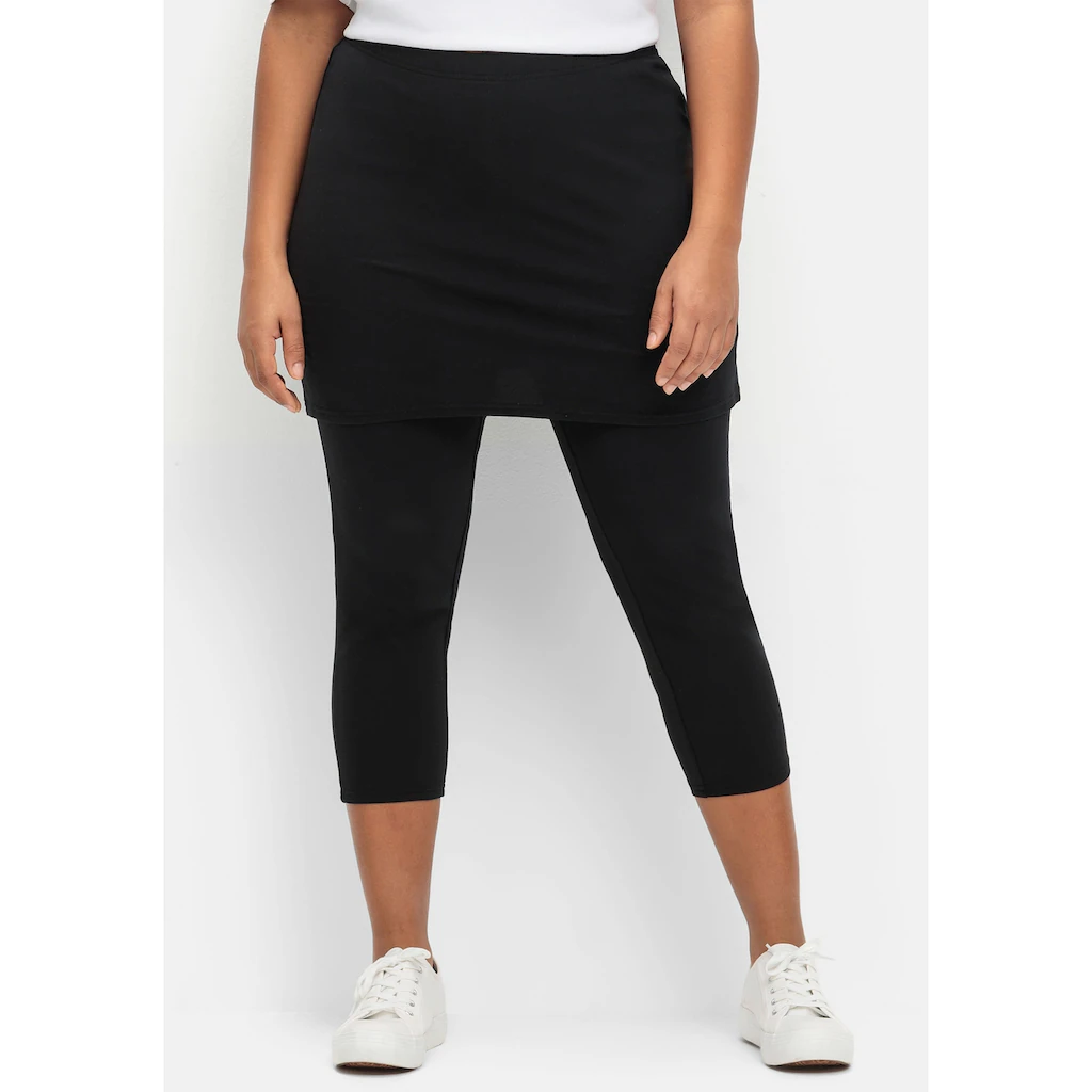 Sheego By Joe Browns Leggings »Große Größen« Mit Angesetztem Minirock
