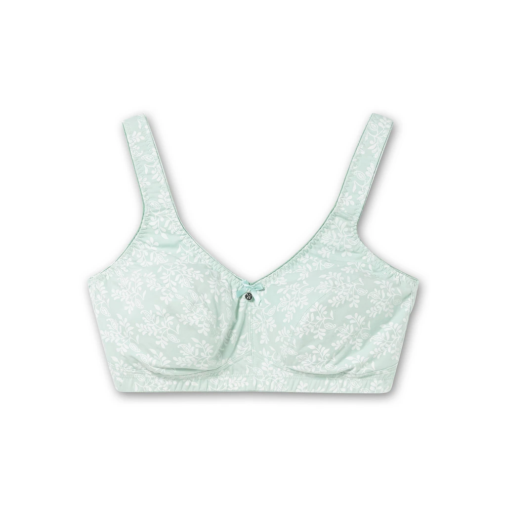 Sheego Entlastungs-BH »Große Größen« Ohne Bügel Als 2er Pack In Floral Und Uni ▷ Für