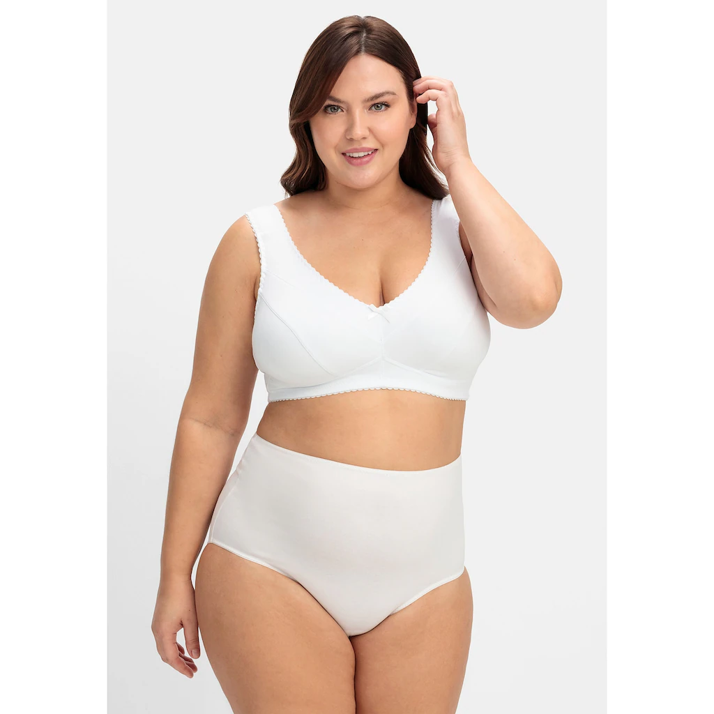 Sheego Entlastungs-BH »Große Größen« Ohne Bügel Mit Unterbrustgummi Kaufen