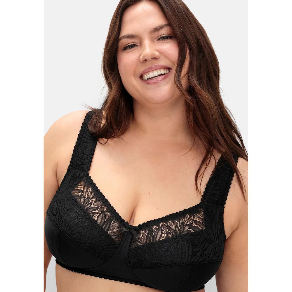 Sheego Entlastungs-BH »Große Größen« Ohne Bügel Mit Spitze Online Bestellen