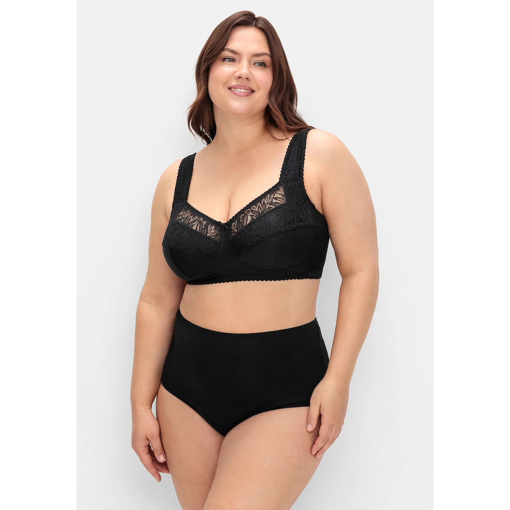 Sheego Entlastungs-BH »Große Größen« Ohne Bügel Mit Spitze Online Bestellen