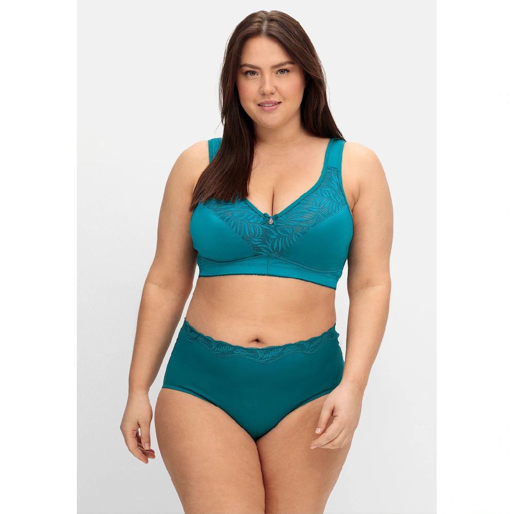 Sheego Entlastungs-BH »Große Größen« Ohne Bügel Mit Spitze Online Kaufen