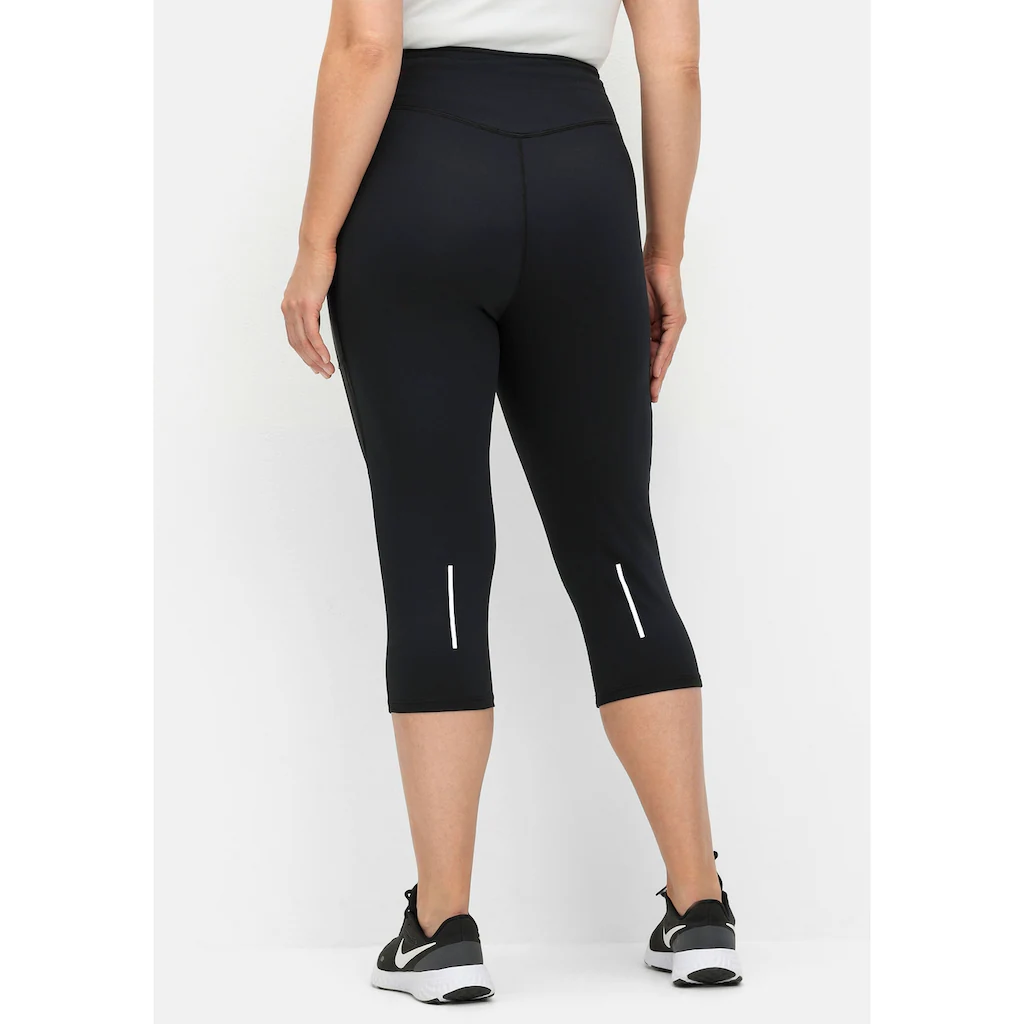 Sheego Leggings »Große Größen« In Caprilänge Aus Funktionsmaterial
