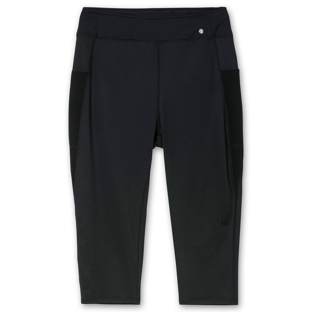 Sheego Leggings »Große Größen« In Caprilänge Aus Funktionsmaterial