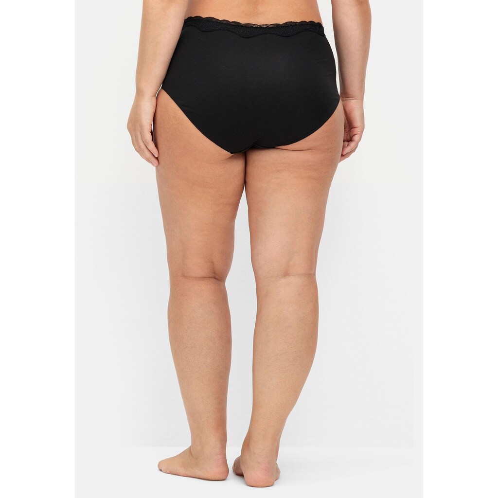 Sheego Slip »Große Größen« Im 2er-Pack Mit Elastischer Spitze Kaufen