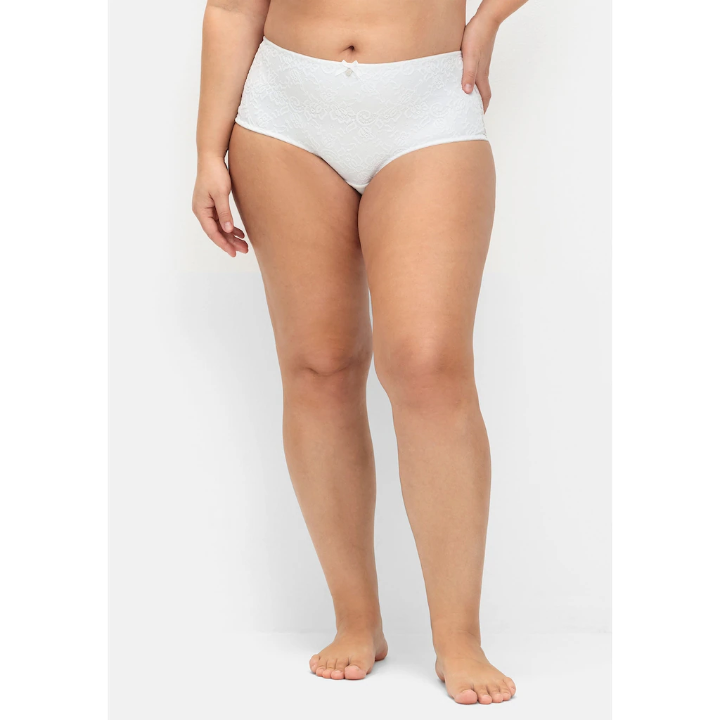 Sheego Slip »Große Größen« im 2er-Pack mit Spitze und Shaping-Effekt