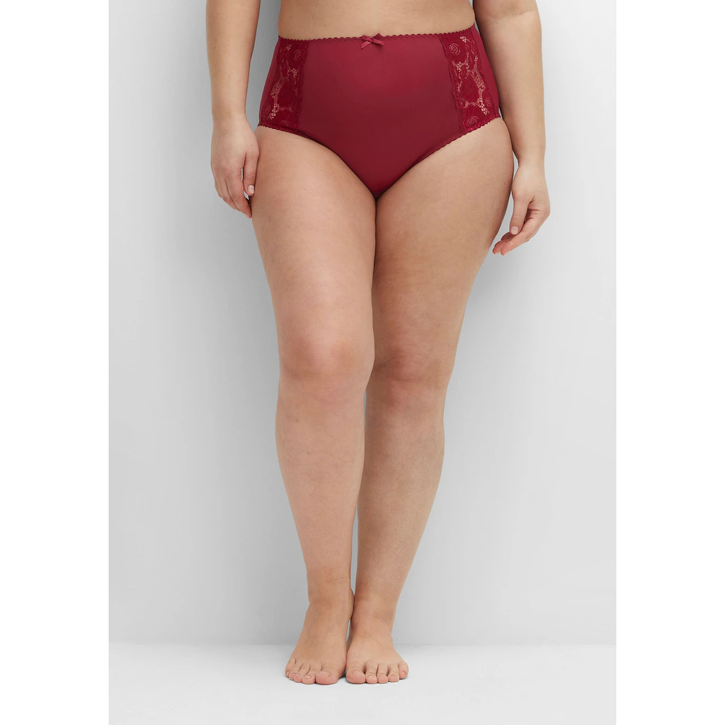 Sheego Slip »Große Größen« Mit Leicht Transparenter Spitze Online Bestellen