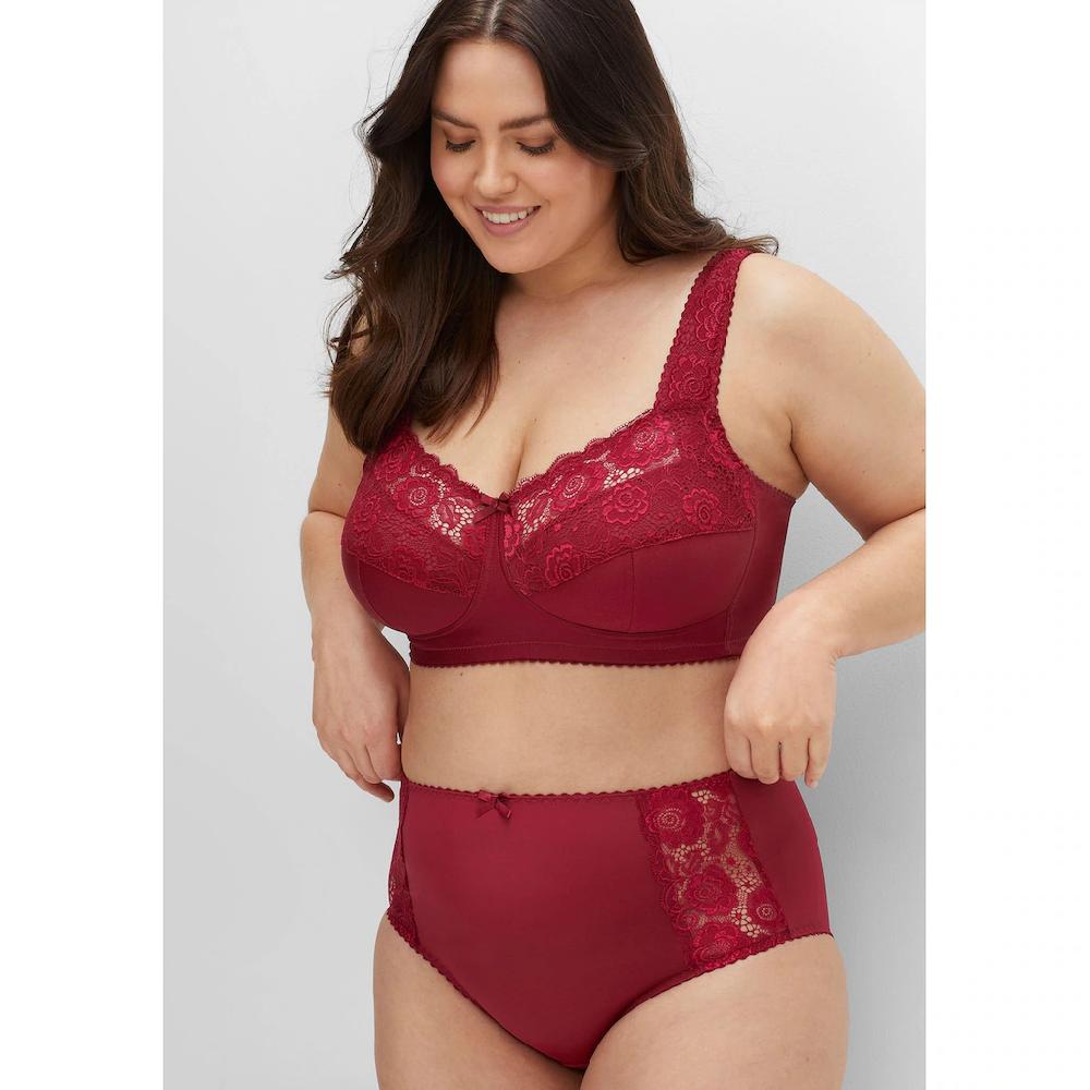 Sheego Slip »Große Größen« Mit Leicht Transparenter Spitze Online Bestellen