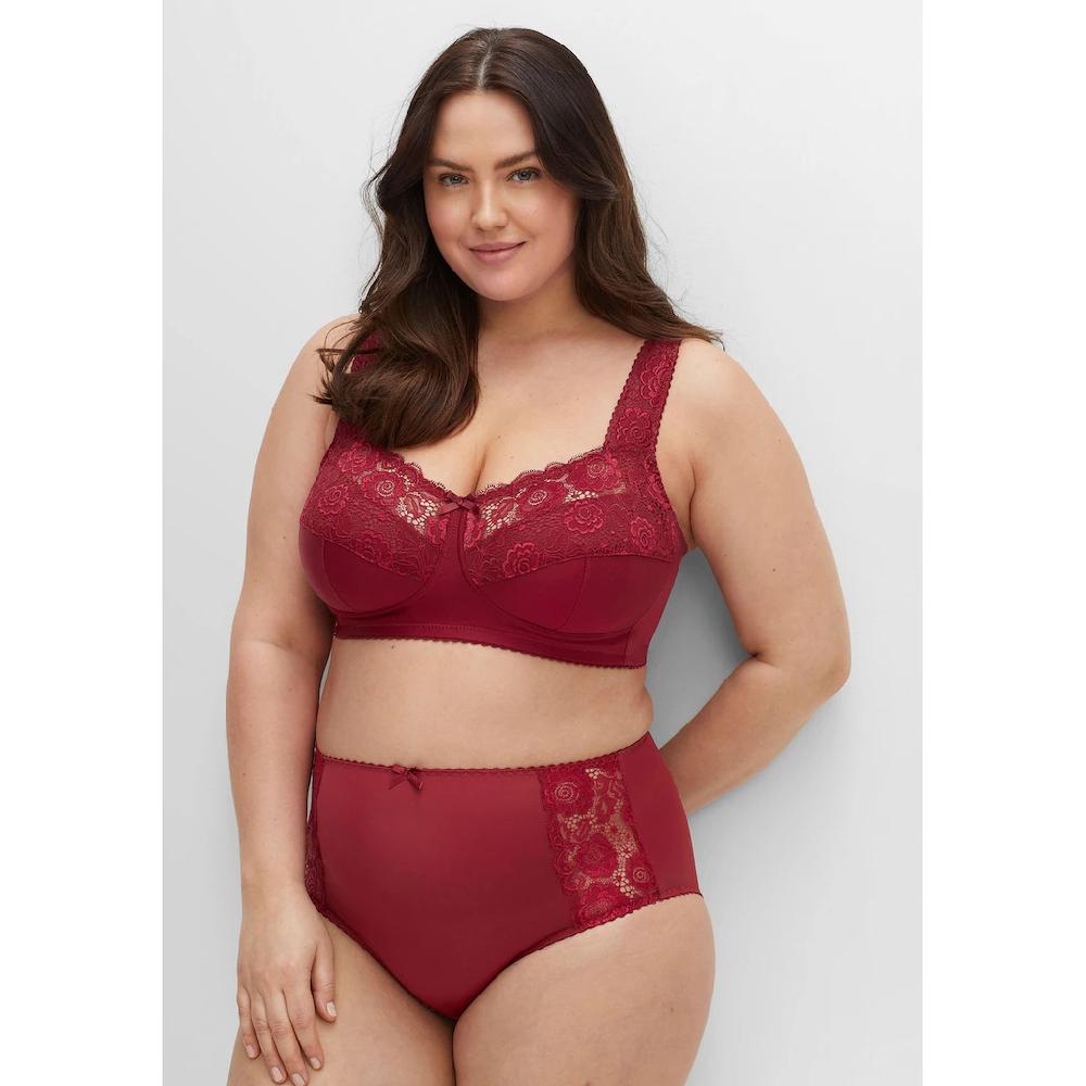 Sheego Slip »Große Größen« mit leicht transparenter Spitze online bestellen