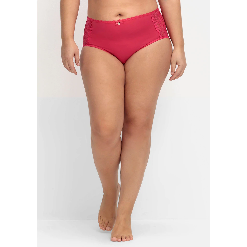 Sheego Slip »Große Größen« (Spar-Pack) im Doppelpack mit Spitzendetails online bestellen