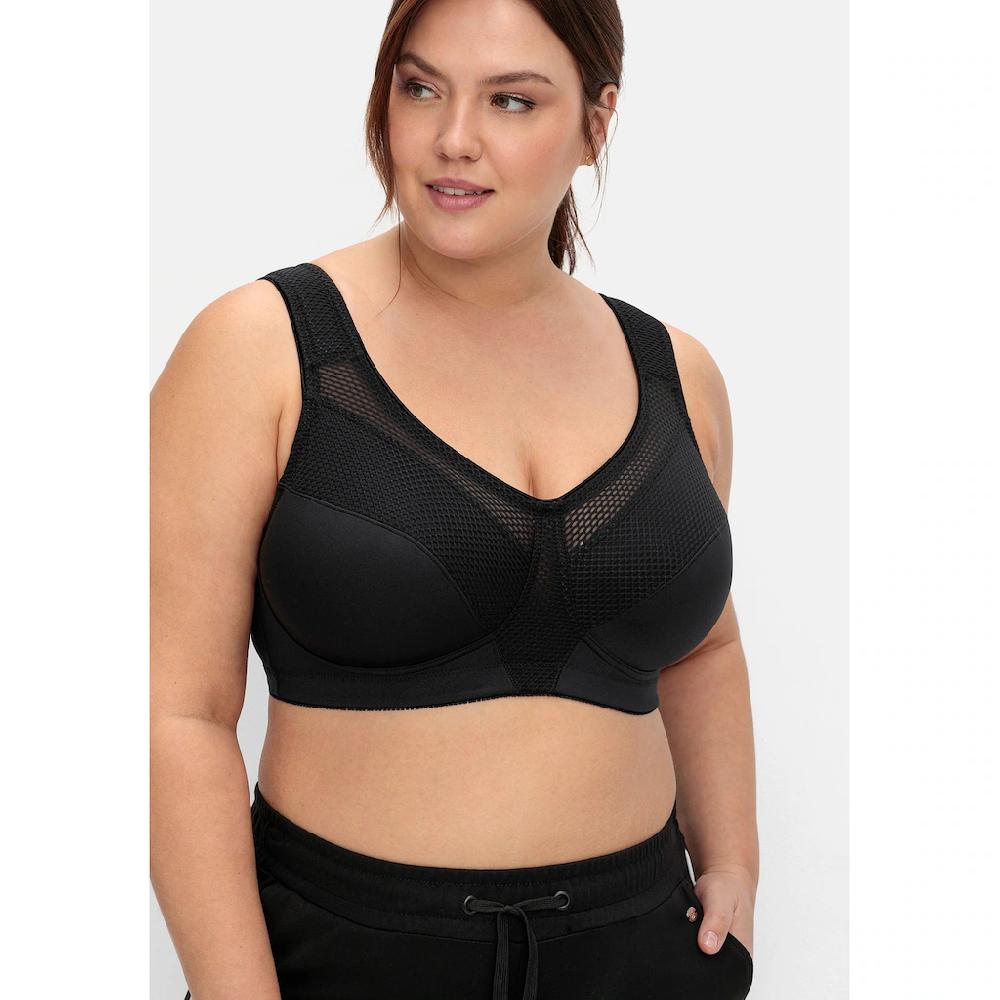 Sheego Sport-BH »Große Größen« Aus COOLMAX® Mit Netzeinsätzen Online Bestellen