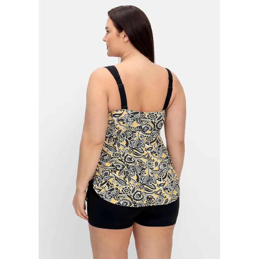 Sheego Tankini-Top »Große Größen« Im Paisleymuster Mit Seitlicher Raffung Kaufen