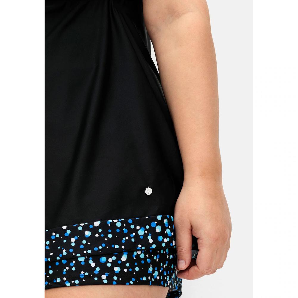 Sheego Tankini-Top »Große Größen« In Longform Mit Pünktchenprint