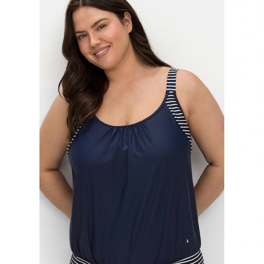 Sheego Tankini-Top »Große Größen« In Oversized-Form Mit Streifendetails Online Bestellen