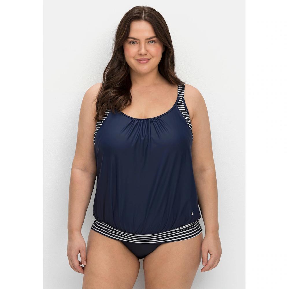 Sheego Tankini-Top »Große Größen« in Oversized-Form mit Streifendetails online bestellen