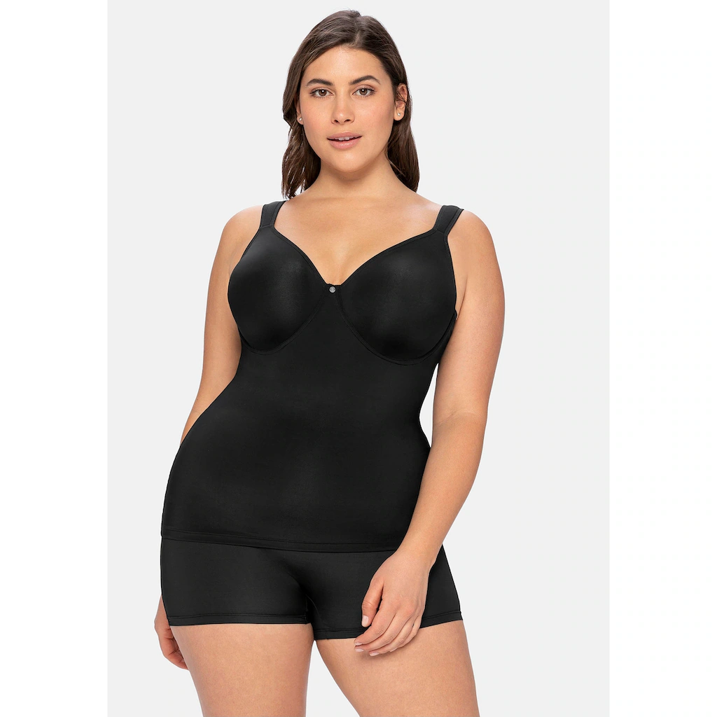 Sheego Unterhemd »Große Größen« Aus Microfaser Mit Integriertem Bügel-BH