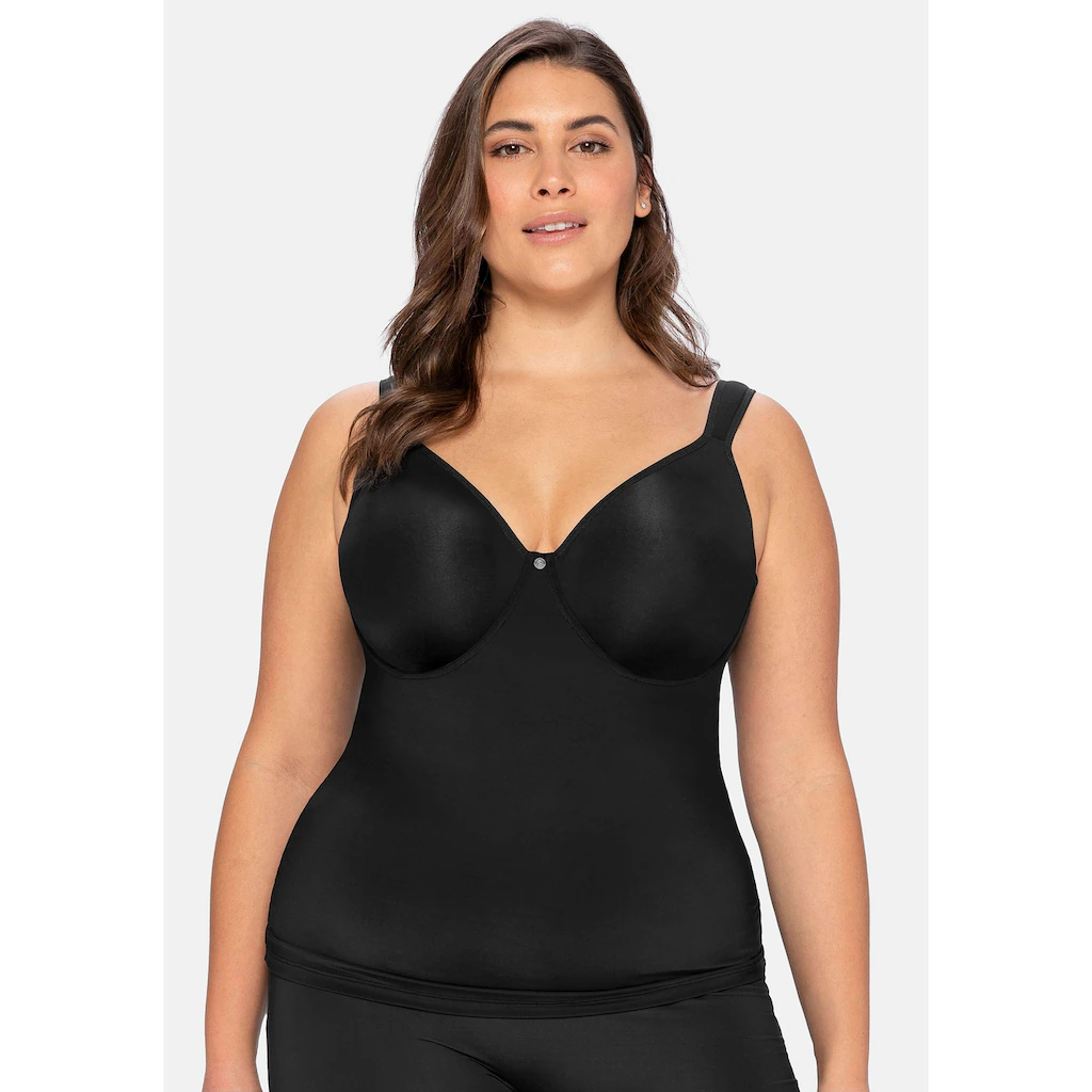 Sheego Unterhemd »Große Größen« aus Microfaser mit integriertem Bügel-BH