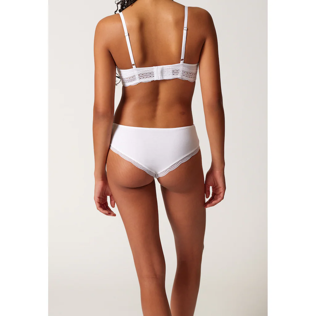 Skiny Panty »Classicotton« (2er Pack) Umlaufende Spitze Am Beinabschluss