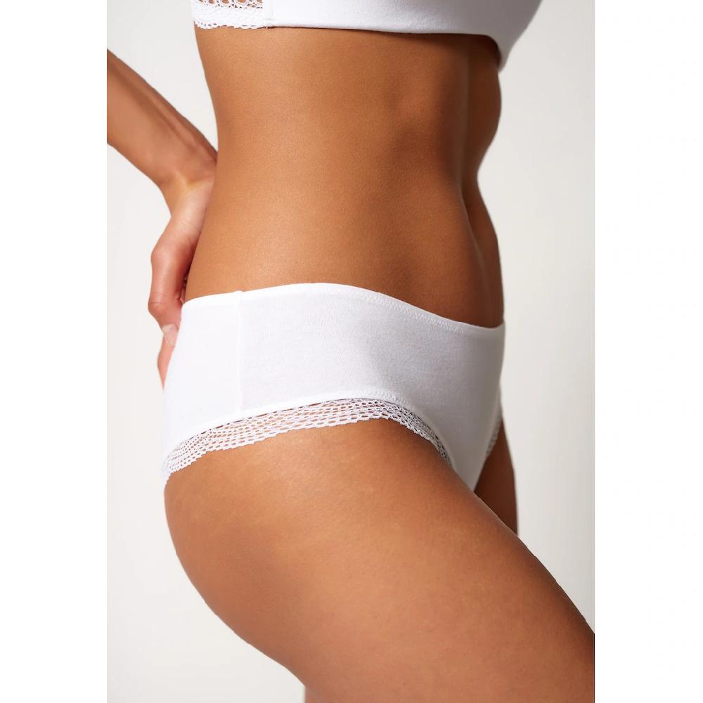 Skiny Panty »Classicotton« (2er Pack) Umlaufende Spitze Am Beinabschluss
