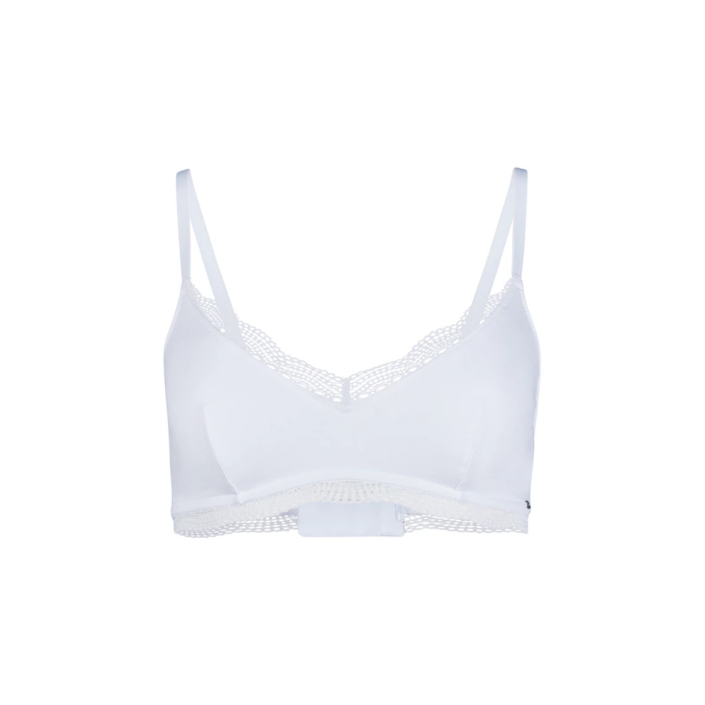 Skiny Soft-BH »Classicotton« V-Ausschnitt Mit Transparenter Spitze ▷ Für