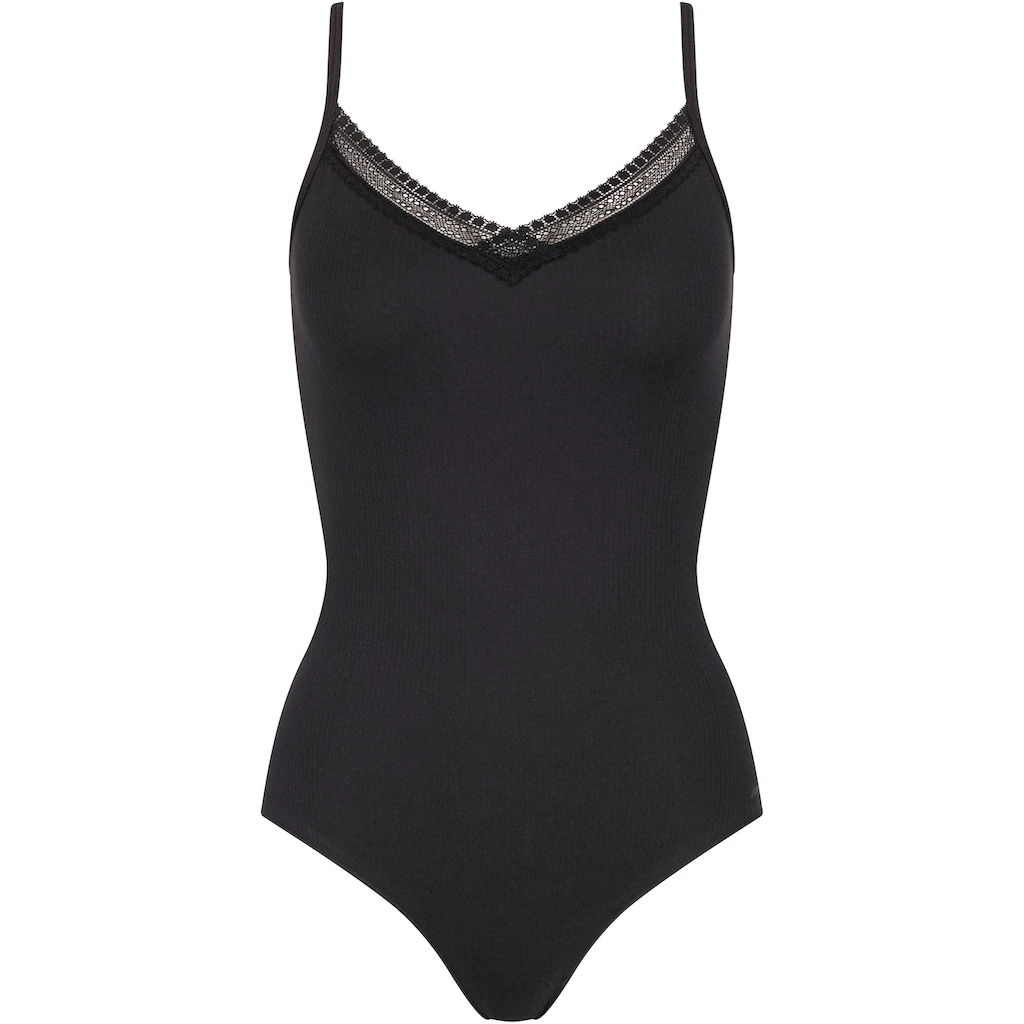 Sloggi Body »GO Ribbed Body« Weiche Rippware Mit Spitzenbesatz ▷ Für