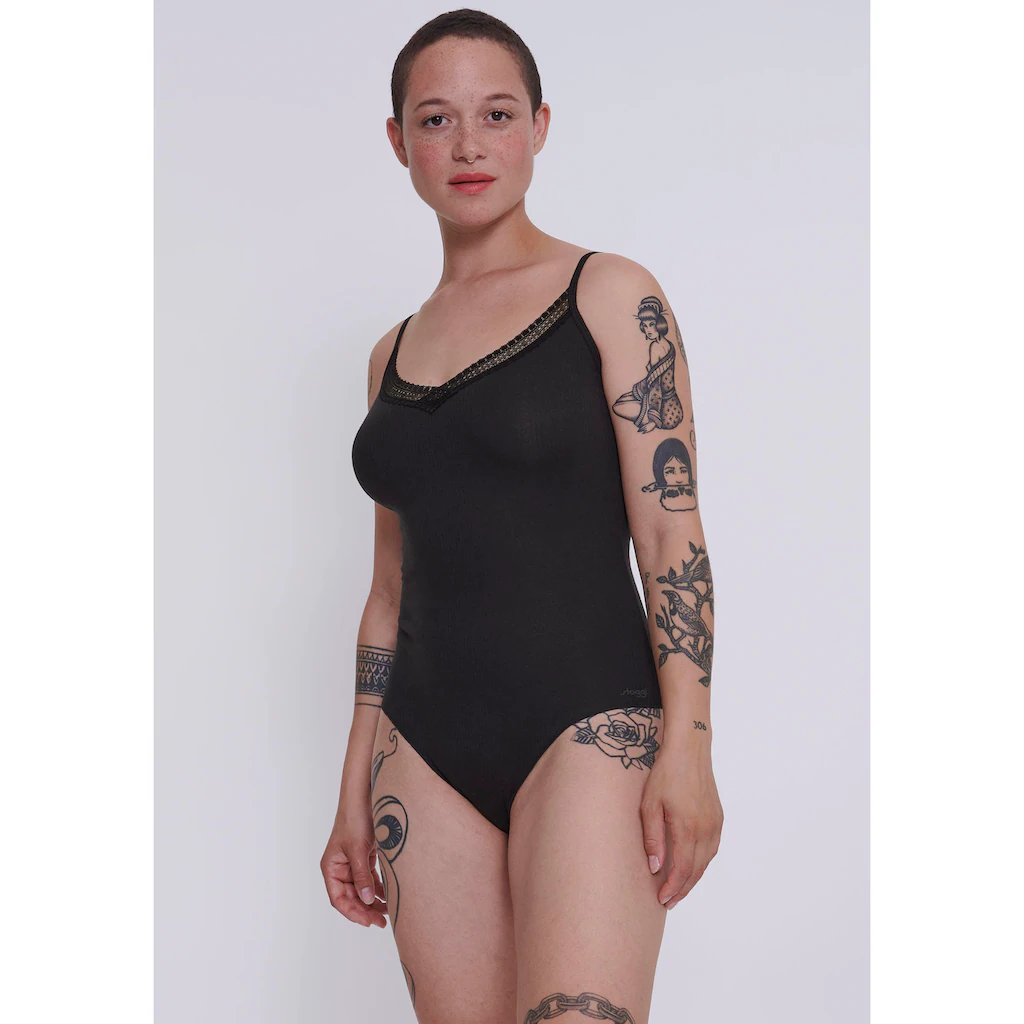 sloggi Body »GO Ribbed Body« weiche Rippware mit Spitzenbesatz ▷ für
