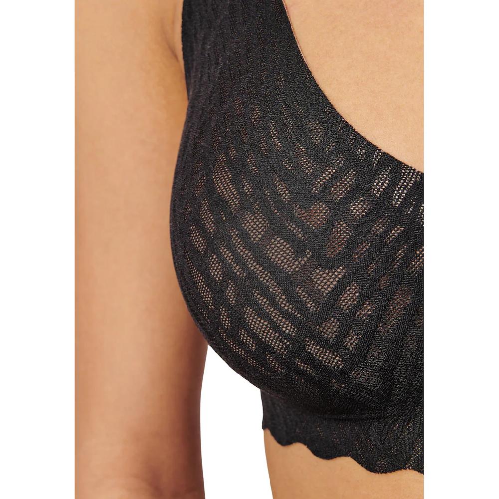 Sloggi Bügelloser BH »ZERO Feel Bliss Soft Bra« Nahtlos Mit Spitzenoptik Online Kaufen