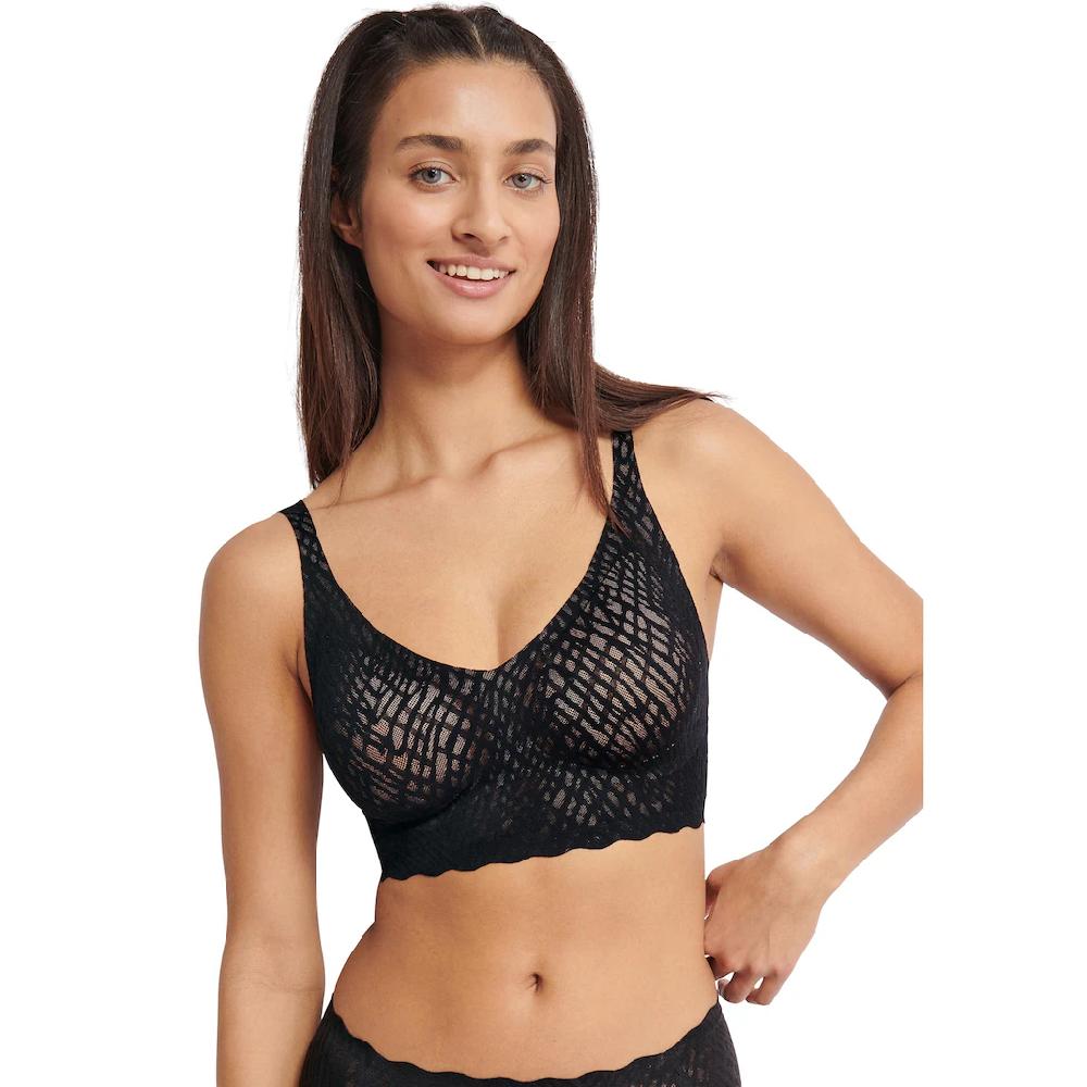 sloggi Bustier »ZERO Feel Bliss Bralette« nahtlos mit Spitzenoptik online kaufen