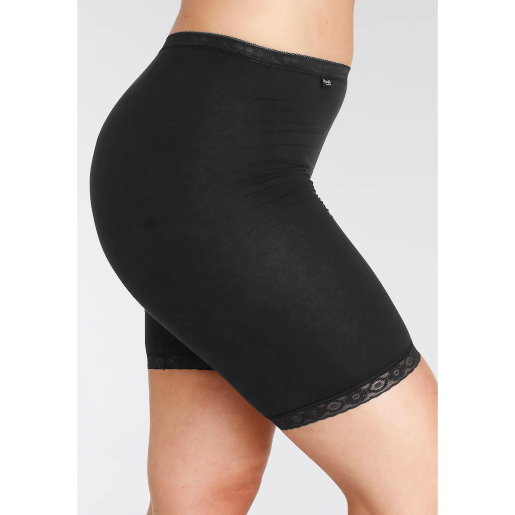 Sloggi Lange Unterhose »Basic+ Long 2P« (2er Pack) Long-Pants Mit Spitzenbesatz Online Kaufen