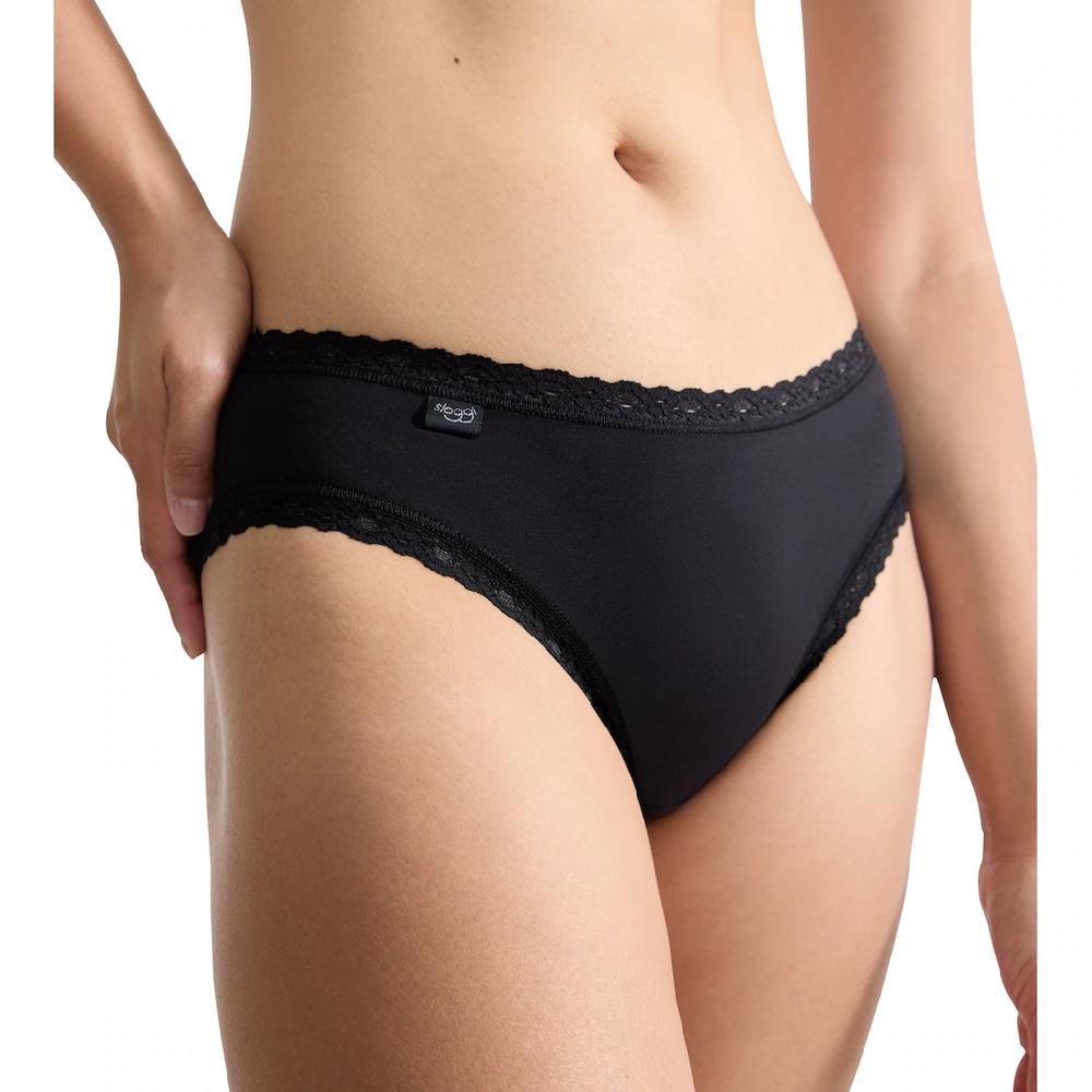 Sloggi Slip »24/7 Cotton Lace Hipster C3P« (3 St. 3er Pack) Mit Zarter Spitze Und Hohem Baumwollanteil Online Bestellen