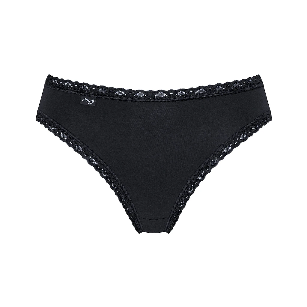 Sloggi Slip »24/7 Weekend Tai C3P« (Packung 3 St. 3er Pack) Mit Flachen Spitzen-Kanten ▷ Für