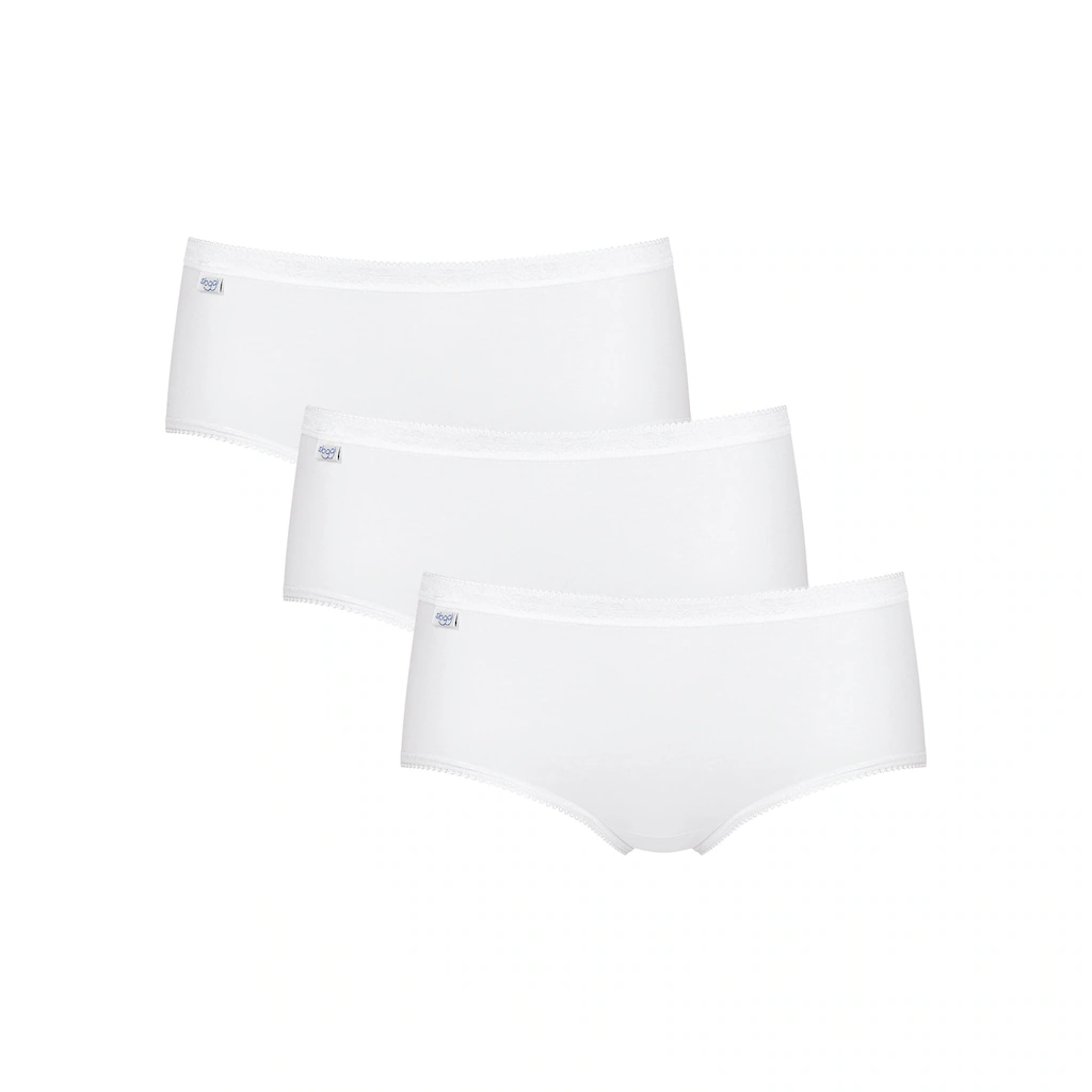 sloggi Slip »Basic+ Midi 3P« (3 St. 3er Pack) perfekter Sitz ▷ für