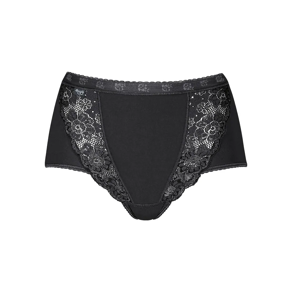 Sloggi Slip »Chic Maxi 4P« (4 St. 4er Pack) Mit Elastischen Spitzeneinsätzen Online Kaufen