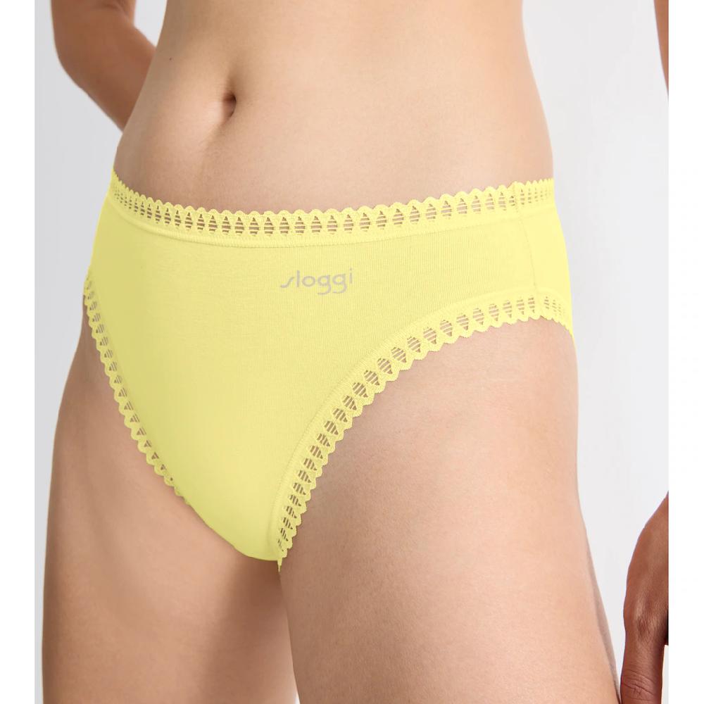 Sloggi Slip »GO Crush High Leg C3P« (Packung 3 St. 3er Pack) Mit Spitzendetails Bestellen