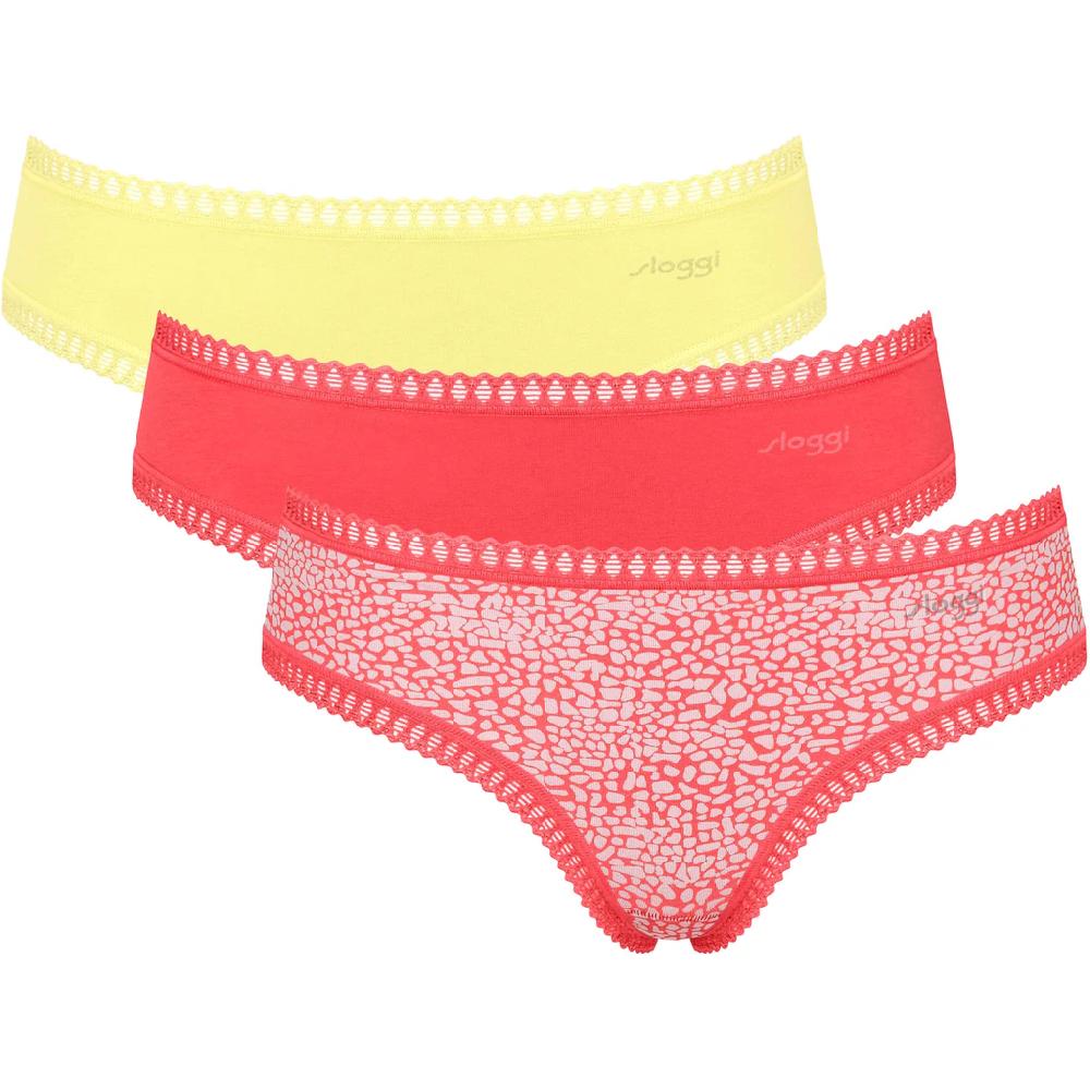 sloggi Slip »GO Crush Hipster C3P« (Packung 3 St. 3er Pack) mit Spitzendetails online kaufen