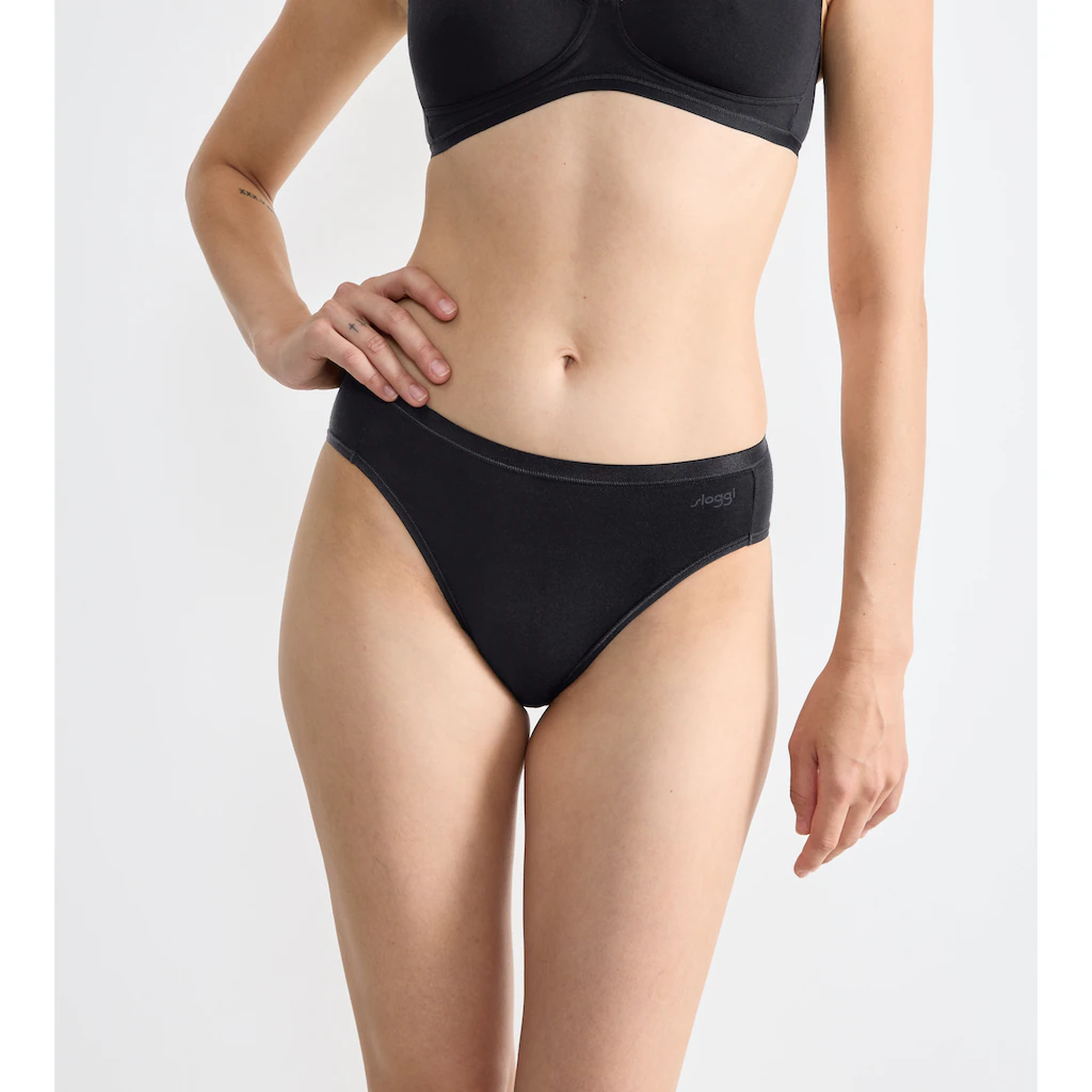 Sloggi Slip »GO Daily Cotton Tai 3P« (3 St. 3er Pack) Glanzeffekt Details Online Bestellen