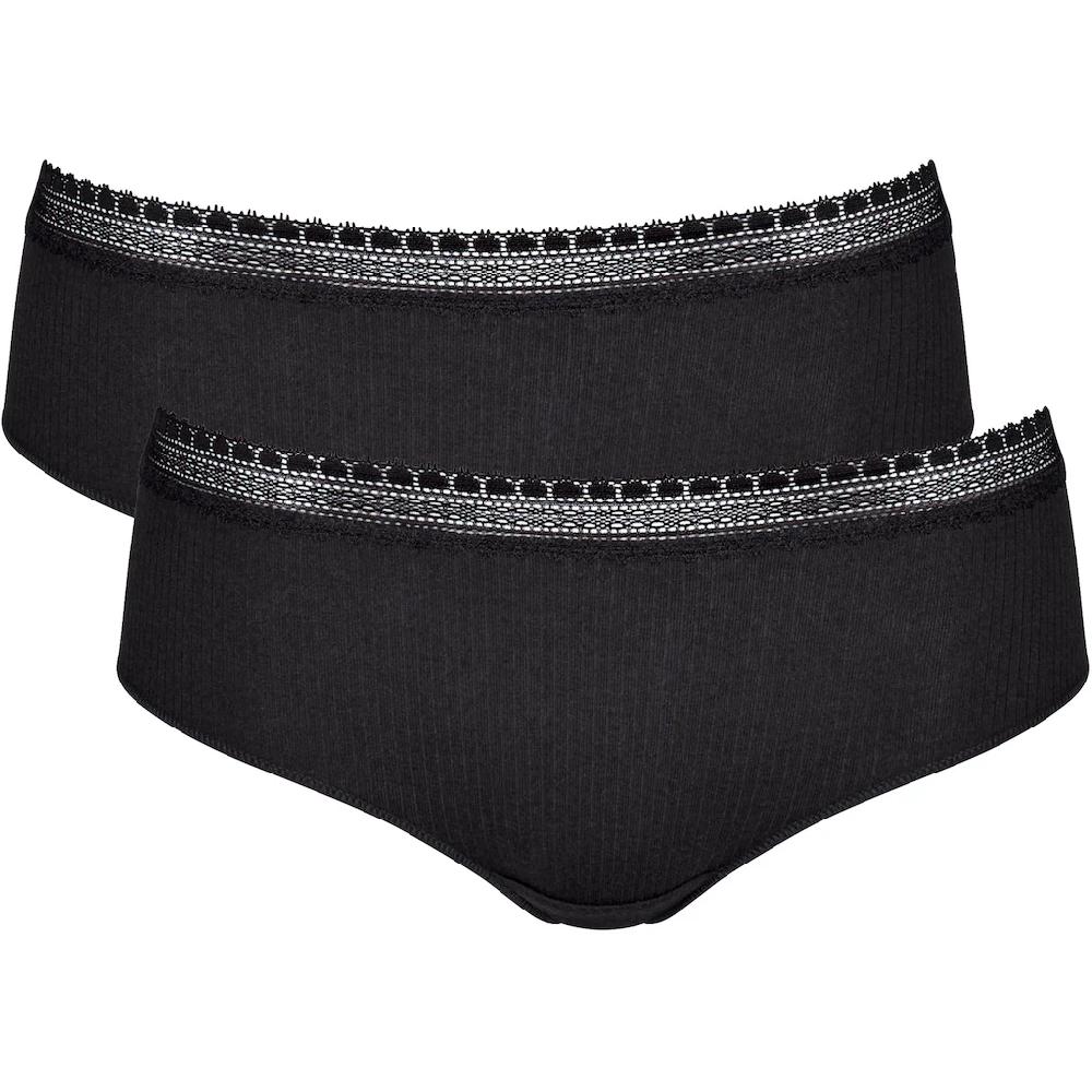 sloggi Slip »GO Ribbed R Hipster C2P« (2er Pack) Rippstruktur ▷ für