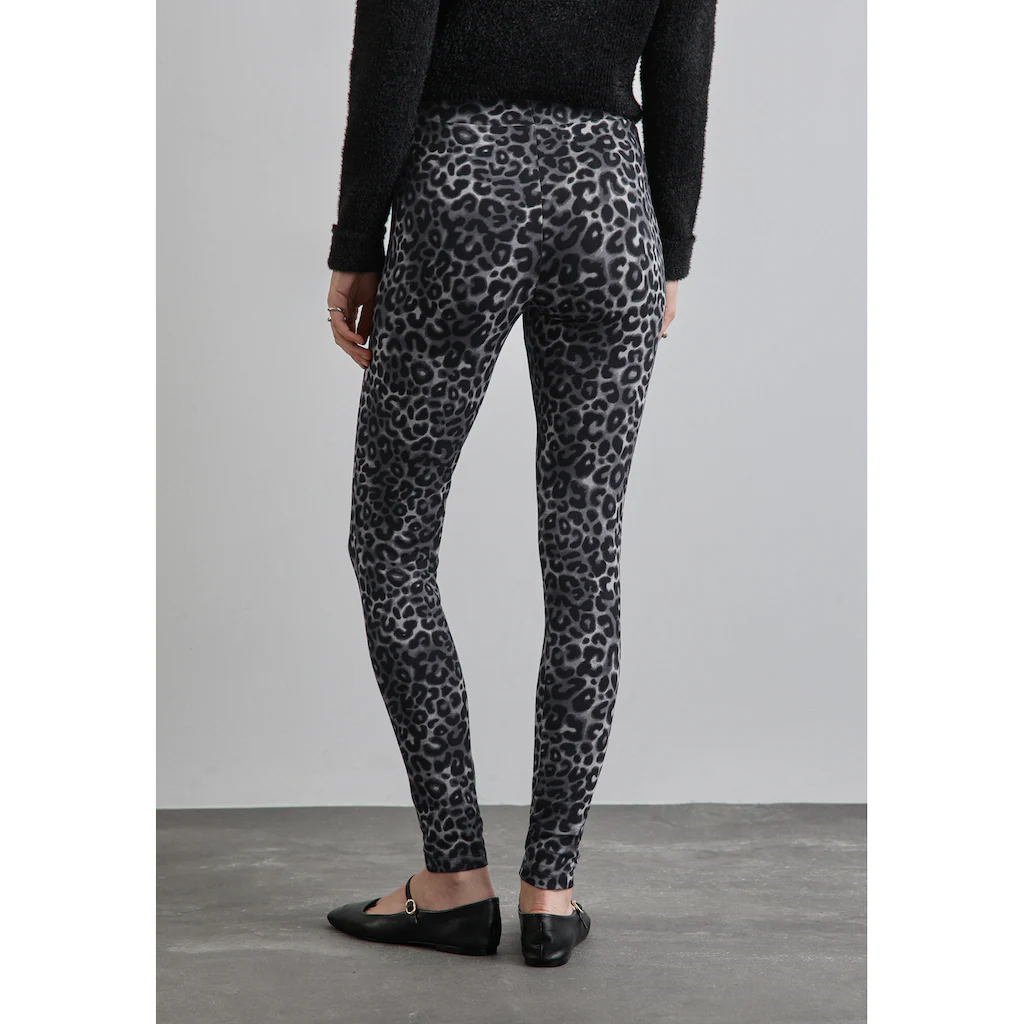 STREET ONE Leggings Aus Baumwolle Mit Stretchanteil