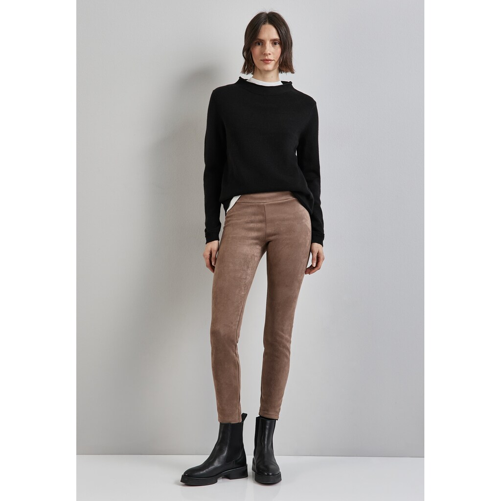 STREET ONE Leggings Mit Elastikbund