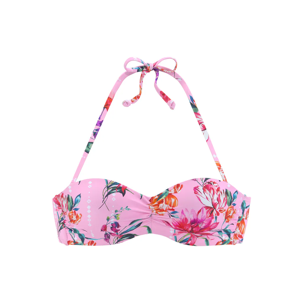 Sunseeker Bügel-Bandeau-Bikini-Top »Modern« Mit Blumenprint Online Kaufen