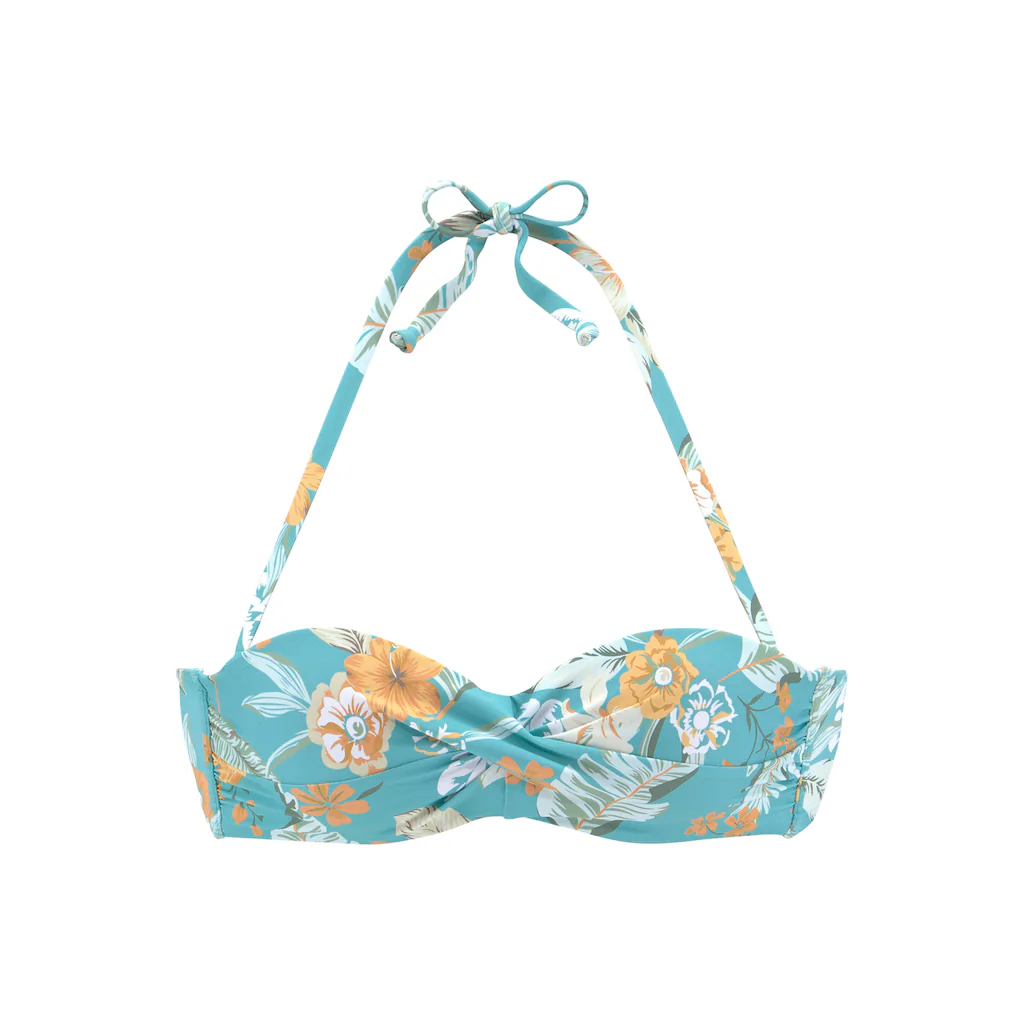 Sunseeker Bügel-Bandeau-Bikini-Top »Suva« Mit Floralem Design ▷ Für