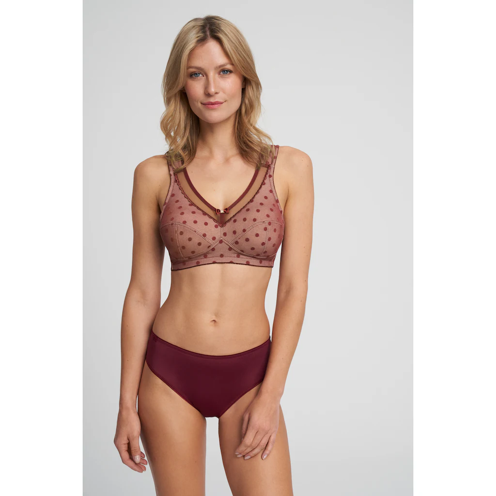 Susa Bügelloser BH mit dekorativer Zierborte am oberen Cuprand bestellen