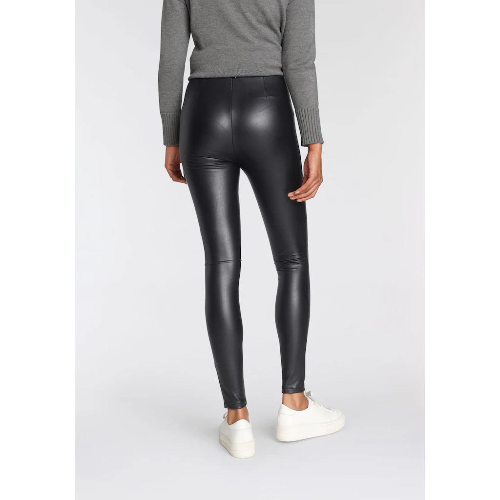 Tamaris Leggings In Leder-Optik