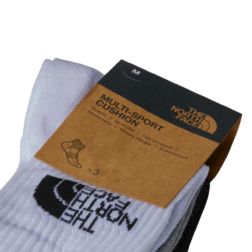 The North Face Sportsocken »MULTI SPORT CUSH QUARTER SOCK 3P« (Packung 3 Paar)