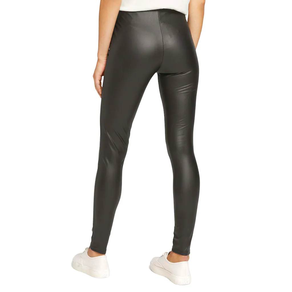 TOM TAILOR Denim Leggings In Lederoptik