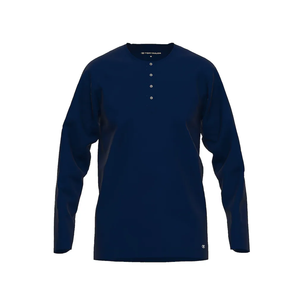 TOM TAILOR Langarmshirt »Cansas« mit Knopfleiste vorn bestellen