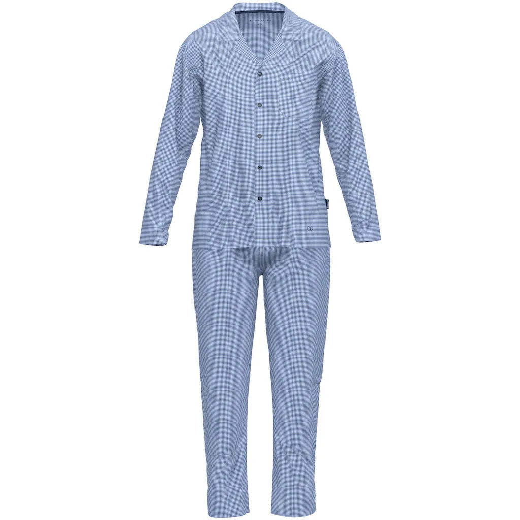 TOM TAILOR Pyjama (2 Tlg.) Mit Durchgängiger Knopfleiste Bestellen