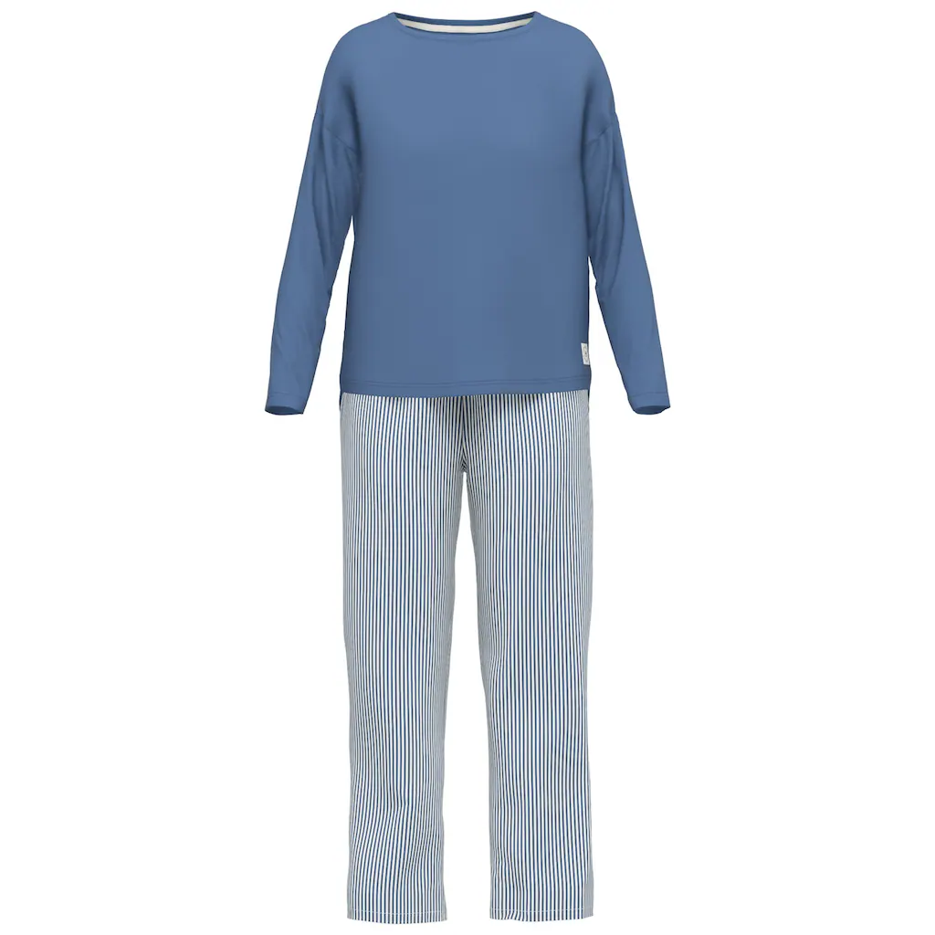 TOM TAILOR Pyjama (2 Tlg.) Mit Entspanntem Fit Für Jede Nacht ▷ Für