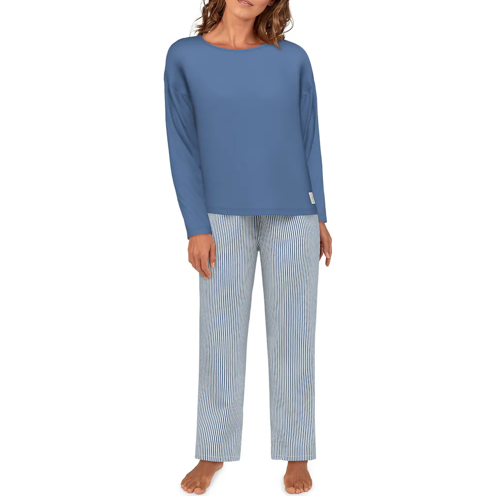 TOM TAILOR Pyjama (2 tlg.) mit entspanntem Fit für jede Nacht ▷ für